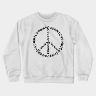 Religious Symbols Coexist Peace Sign Crewneck Sweatshirt